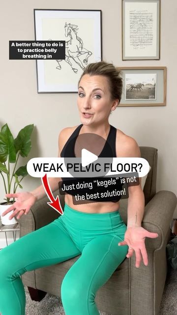 Megan Dahlman on Instagram: "Let’s talk pelvic floor for a sec…👇 

Whether you’re pregnant/recently postpartum or you’re 65 years old, your pelvic floor strength matters so much!! Perhaps even more than you realize… 

Yes, your pelvic floor muscles help to hold your organs in (or should😏), but they’re also critical to a properly functioning CORE. 

These muscles make up the bottom of your core cavity, with your diphragm at the top, and your abdominals and back muscles around the sides. Needless to stay, if you don’t have a properly functioning pelvic floor, you don’t have a strong core, and you’ll probably experience unnecessary low back and hip pain as a result. 😖😭 

➡️ But strengthening your pelvic floor muscles is SO MUCH MORE than just “squeezing” and doing what you may have previo Pelvic Bone, Belly Breathing, Sciatica Exercises, Fit Over 40, Pelvic Floor Muscles, Pelvic Pain, Strong Core, Hip Pain, Nutrition Coach