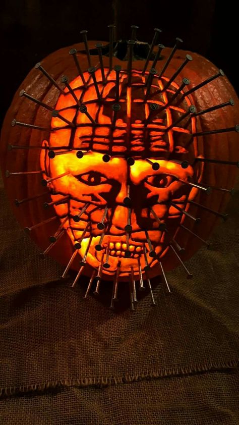 Pumpkin! Hellraiser. Hellraiser Pumpkin, Pumpkin Ideas, Fall Time, Diy Pumpkin, Halloween Boo, Painted Pumpkins, Holiday Ideas, Jack O Lantern, Pumpkin Carving