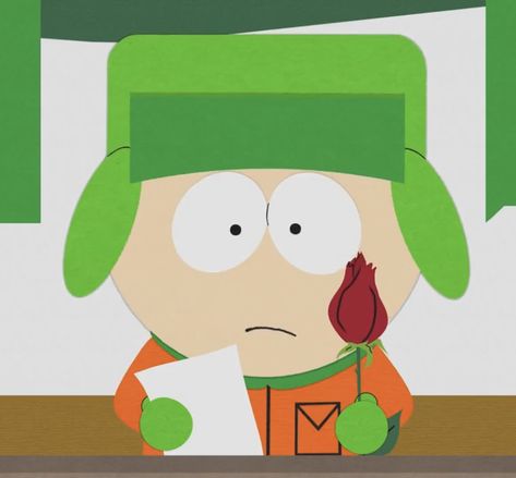 Kyle Broflovski Blushing, Pc Kyle Broflovski, Kyle Broflovski Pfp, Kyle Broflovski Icon, Rotten Fruit, Kyle South Park, Holding A Flower, Kenny South Park, Kyle Broflovski