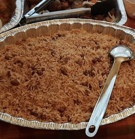 Haitian Thanksgiving Dinner, Haitian Rice Recipes, Hatian Food Rice, Haitian Black Rice Recipe, Haitian Rice And Beans, Haitian Thanksgiving Food, Haitian Chicken, Haitian Rice, Haitian Dishes