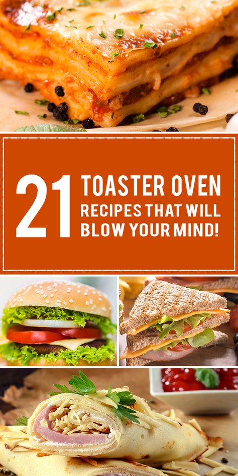 21 toaster oven recipes that will blow your mind. Healthy | Easy | Convection | Dessert | Breakfast For Kids | Things To Make In A | Sandwiches Toaster Recipes, Toaster Oven Cooking, Convection Oven Cooking, Convection Oven Recipes, Toaster Oven Recipes, Convection Toaster Oven, Smart Oven, Kids Cooking Recipes, Oven Cooking