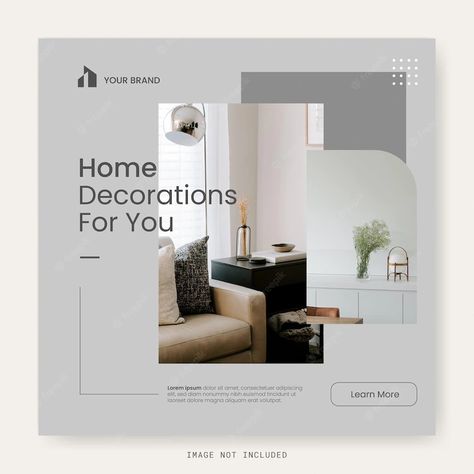 Home Decor Social Media Design, Home Decor Social Media Post Design, Architecture Social Media Post, Home Decor Social Media Posts, Interior Promotion, Minimal Ads, Interior Design Social Media, Interior Design Poster, Nigerian Independence