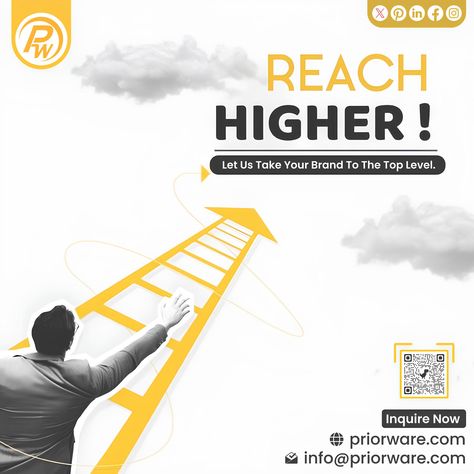 Reach Higher With 100% Work Effective Digital Marketing Solutions For Your Business. Why choose us? 👉Transparency and Ethics 👉Result Oriented 👉Genuine Solutions 👉Affordable Prices 👉Guranteed Leads Services 🌐Website: https://priorware.com/ #BusinessGuidance #PriorwareSolutions #marketingsolutions #bestagency #success #digitalmarketing #itservices Advertising Campaign Design, Packaging Template Design, Banner Design Inspiration, Marketing Poster, Creative Advertising Design, Social Media Poster, Social Media Design Inspiration, Social Media Advertising, Social Media Design Graphics