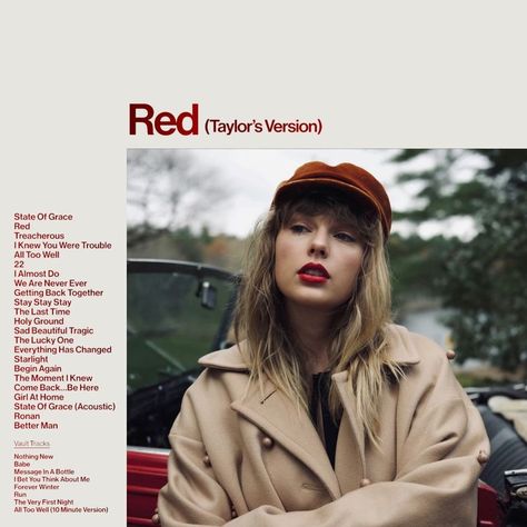 Taylor Swift Red Album, Gary Lightbody, Red Album, Loving Him, Loving Him Was Red, Everything Has Change, State Of Grace, Chris Stapleton, Taylor Swift Cute