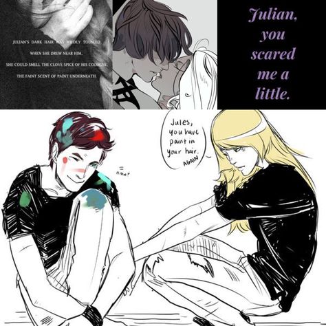 Julian x Emma Julian And Emma Fanart, Julian And Emma, Dark Artifices, The Dark Artifices, The Mortal Instruments, Shadowhunters, The Darkest, Geek Stuff, Fan Art