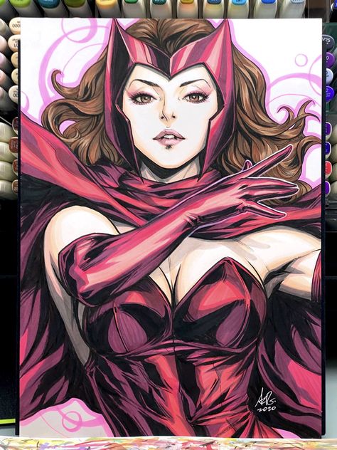 Stanley Artgerm™ Lau on Twitter: "Day 21. Scarlet Witch. Really looking forward to the Wandervision TV series. #scarletwitch #arttrober2020… " Artgerm Art, Stanley Lau, Stanley Artgerm, Scarlet Witch Comic, Dylan Dog, Zack Fair, Scarlett Witch, Marvel Women, Witch Art