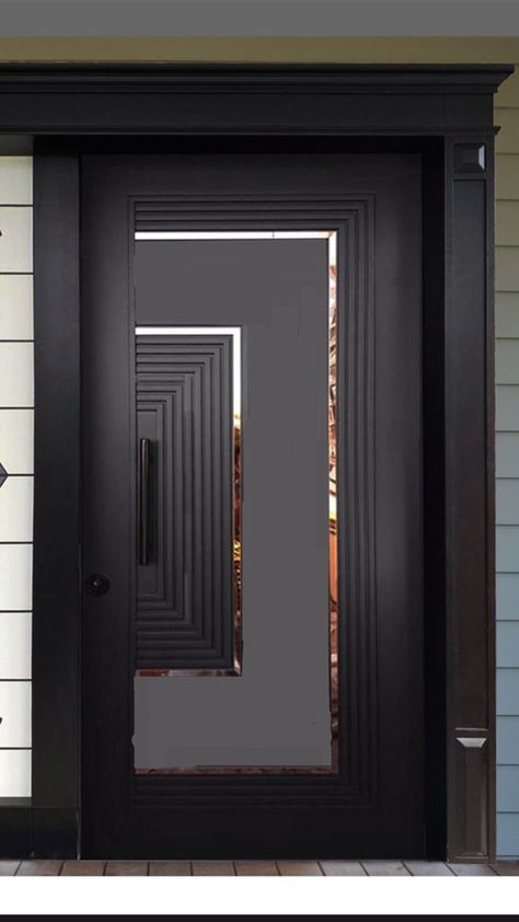 Modern Home Entrance, Door Lighting, Latest Door Designs, Entry Door Designs, Front Door Lighting, House Main Door, Flush Door Design, House Front Door Design, Home Gate Design