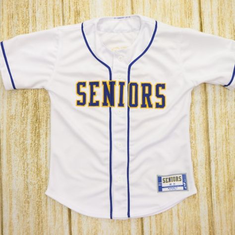 Seniors custom baseball jerseys created at Ad Special T's in Vacaville, CA!  Create your own custom uniforms at www.garbathletics.com! Senior Class Shirts, Jersey Ideas, Class Shirts, Custom Uniform, Class Shirt, Grad Photoshoot, Custom Baseball Jersey, Baseball Jersey, Baseball Jerseys