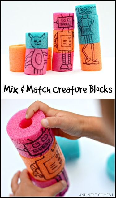 Pool Noodle Ideas, Quiet Time Boxes, Noodle Ideas, Noodles Ideas, Maker Fun Factory, Pool Noodle Crafts, Time Activity, Quiet Time Activities, Busy Boxes