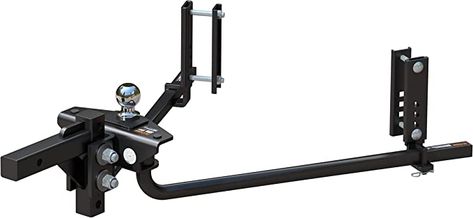 INTEGRATED SWAY CONTROL. The TruTrack doesn't just level the vehicle and trailer. It also reduces trailer sway. It uses fixed support brackets to resist trailer sway at two distinct points for a smoother, safer ride PRECISE WEIGHT DISTRIBUTION. The TruTrack weight distribution hitch with sway control offers precise levelling of your tow vehicle and trailer. It uses powerful, round spring bars and a highly adjustable, 7-hole shank that fits a 2-inch receiver Weight Distribution Hitch, Tow Hitch, Rv Life, Rv, Trailer