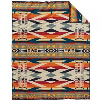 Native Americans have used #PendletonThrow for centuries. In the grasslands during the summer, they were used as padding for beds, they were used for their amazing ability to retain heat. For more, visit: https://www.indiantraders.com/store/Pendleton-Blankets.html Native American Blanket, Native American Legends, Native Designs, Pendleton Blanket, Pendleton Woolen Mills, Pendleton Wool, Camping Blanket, Sofa Blanket, Patterned Carpet