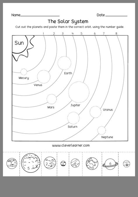 Solar System Lessons, Solar System Projects For Kids, Solar System Worksheets, Solar System Activities, Space Lessons, Solar System For Kids, Solar System Projects, Solar System Crafts, Learning Binder