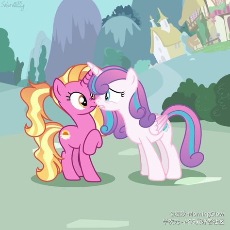 Princess Twilight Sparkle on Twitter: "Flurry Heart:"Luster tell my mom and my aunt Twilight giant mutant cookies are attacking Ponyville"… " Luster Dawn, Princess Flurry Heart, Mlp Unicorn, Jing Y Jang, Flurry Heart, Princesas Disney Anime, My Little Pony Princess, Princess Twilight Sparkle, Unicorn Pictures