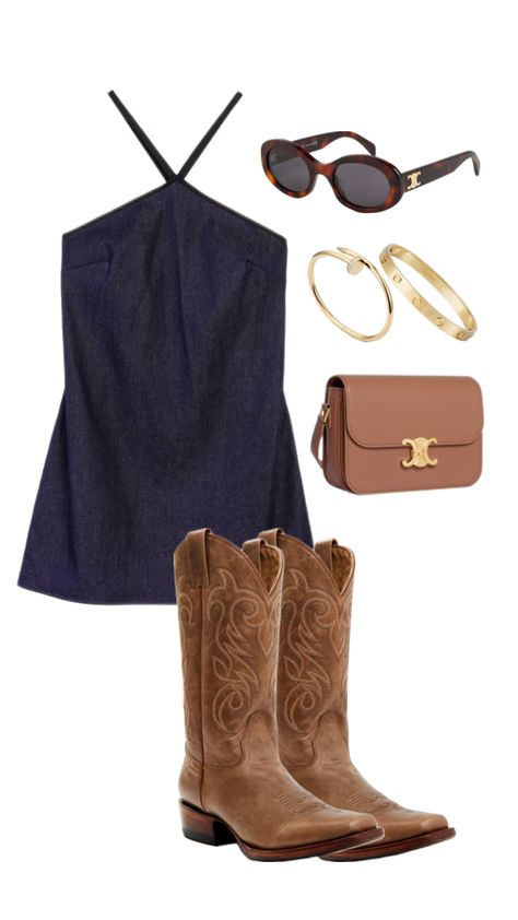 Cowboy Boot Club Outfit, 21st Bday Nashville Outfits, Nashville Outfits January, Cowboy Cocktail Attire Women, Kygo Concert Outfit, Nashville Going Out Outfits, New Orleans Outfit Ideas, Cowgirl Style Outfits Summer, Kacey Musgraves Concert Outfit