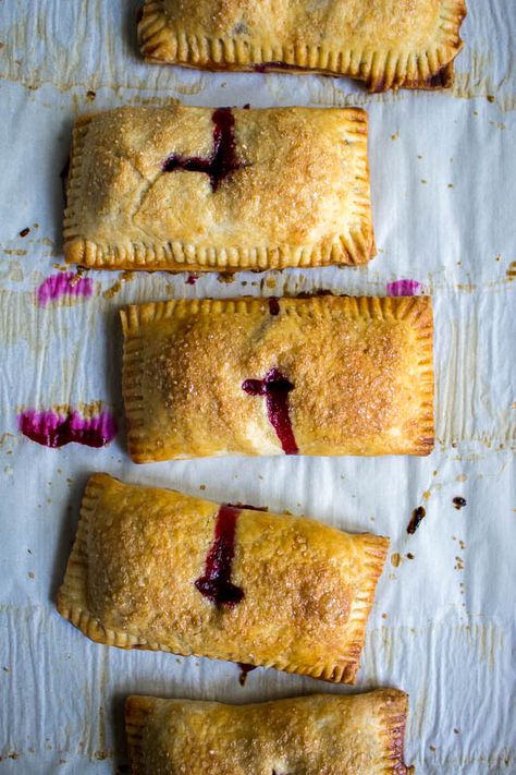 So here we are with Plum Hand Pies; a portable version of your favorite summer pie. I always prefer a homemade crust but feel free to use store bought if that is your preference or if you’re tight on time. Strawberry Rhubarb Hand Pies, Rhubarb Hand Pies, Pomegranate Jelly, Dinner Pies, Professional Food Photography, Puff Pastry Filling, Summer Pie, Hand Pie, Pie Crusts