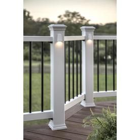 Trex (Assembled: 6 x 3) Enhance 28-Pack White Deck Railing Kit at Lowes.com Trex Enhance, Deck Railing Kits, Trex Decking, Deck Railing Systems, Composite Deck Railing, White Deck, House Fence, Post Sleeve, Patio Deck Designs