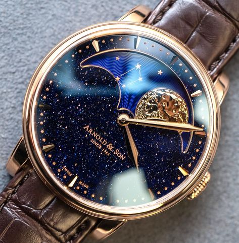 $33k Arnold And Son Watch, Timeless Watch, Price Background, Arnold Son, Unique Watches, Watches Collection, Skeleton Watches, Time Keeper, Aventurine Stone