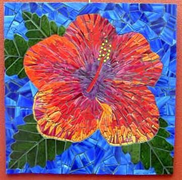 Flower Mosaics, Shell Coloring, Realistic Flower Drawing, Flowers Mosaic, Mosaic Art Supplies, Mosaic Art Diy, Art Quilting, Mosaic Inspiration, Mosaic Garden Art