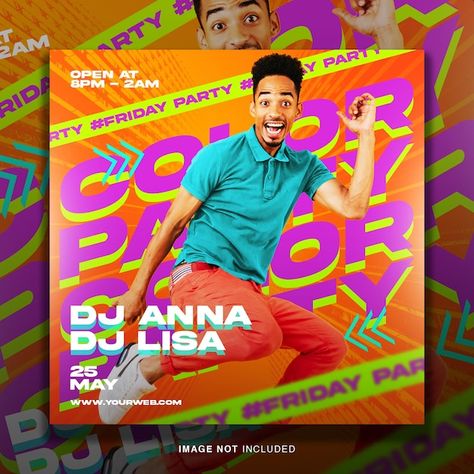 Club dj party flyer social media post | Premium Psd #Freepik #psd #club-banner #show-poster #dj-flyer #club-flyer Dj Party Flyer, Realistic Dragon, Dj Flyer, Boat Illustration, 7th Dragon, Cartoon Dragon, Dragon Boat Festival, Dj Party, Club Flyers