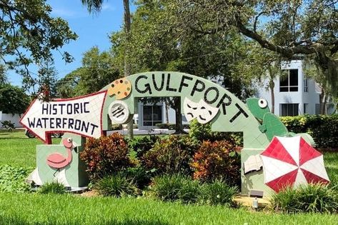 Gulfport Florida, Florida Food, Open Mic Night, Swing Dance, Florida Vacation, Saint Petersburg, Gulf Coast, Sandy Beaches, Historical Society