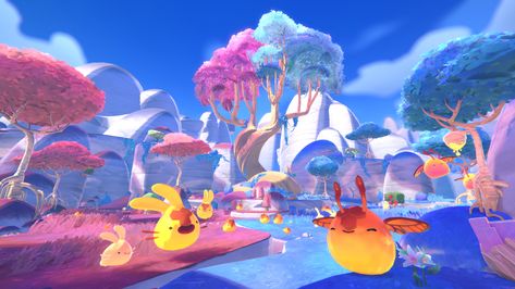 Slime Rancher 2 is coming to PS5 this June, developer Monomi Park has announced. The first-person life sim adventure game has been available exclusively on Xbox Series X/S and PC ever since its early access launch in 2022, but is finally also headed to Sony’s current-gen console.   Monomi Park confirms that all updates that have released for the game up to this point will be included in its PS5 version. Pre-orders are open on PS5 now, and those who pre-order the game will be able to access the… Slime Rancher 2, Rainbow Island, Slime Rancher, Video X, Cute Games, Elder Scrolls, Microsoft Windows, Skyrim, New Adventures