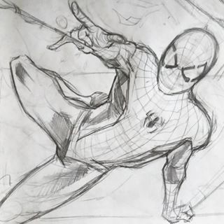 Sketching next page. #spider #spiderman #sketching #Marvel #swing #comic #drawing #pencil #lápiz #boceto #dibujo Spiderman Sketches, Spider Spiderman, Spiderman Drawing, Spiderman Art Sketch, Man Sketch, Comic Drawing, Drawing Pencil, Arte Sketchbook, Spiderman Art