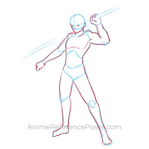 Male Polearm Pose Reference, Spear Poses Drawing Reference Male, Ninja Pose Reference Drawing, Drawing Base Swordman, Holding Spear Pose Reference Drawing, Hand Holding Pole Drawing Reference, Holding A Spear Reference, Person Holding Staff Drawing Reference, Polearm Pose Reference Drawing