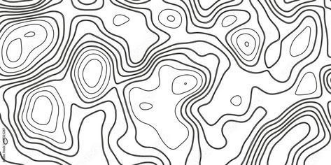 Topographic Map. Topographic Background. Topography Map Line. Black and White Pattern of Lines and Curves Stock Vector | Adobe Stock Topography Map, Technology Background, Black And White Pattern, Drawings Simple, Topographic Map, White Wallpaper, Wallpaper Pc, Watercolor Background, Art Drawings Simple