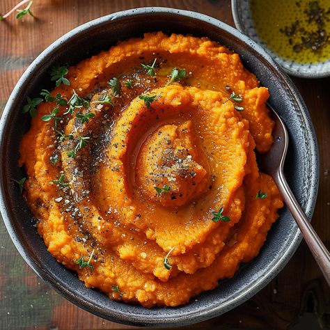 Carrot Puree Recipe - Simply Recipes - Fewer Worries, More Delight Carrot Puree Recipes Dinners, Carrot Puree Side Dishes, Mashed Carrot Recipes, Carrot Puree Recipes, Mashed Carrots Recipe, Carrot Puree, Honey Carrots, Spicy Carrots, Butter Carrots