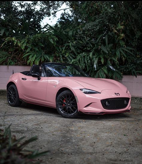 Pink Miata Mx5, Pink Mazda Miata, Pink Mazda, Pink Miata, Mazda 3 2008, Mazda Roadster, Pink Cars, Mazda Miata Mx5, Pink Truck