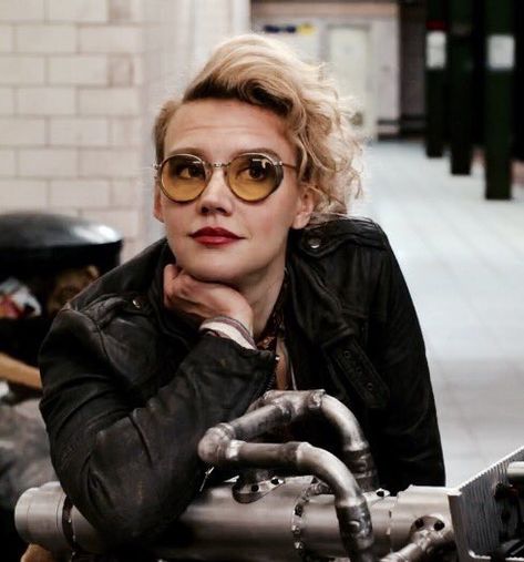 Kate Mckinnon Ghostbusters, Jillian Holtzmann, Harley Davidson Breakout, Ghostbusters 2016, Estilo Hipster, Harley Davidson Clothing, Harley Davidson Fatboy, Classic Harley Davidson, Kate Mckinnon