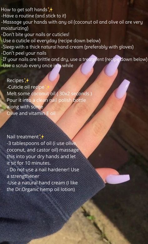 Pretty Hands Routine, Pretty Hands Tips, How To Have Soft Hands, Hand Care Routine, Natural Hand Cream, Hand And Foot Care, Beautiful Skin Care, Good Skin Tips, Beauty Routine Tips