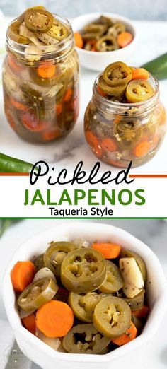 Latina Recipes, Water Canning, Pickled Things, Pickled Jalapenos, Prep Meals, Jalapeno Recipes, Mexican Restaurants, Pickled Carrots, Lemon Blossoms