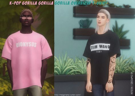 Sims 4 Men Clothing, Gorilla Gorilla, Sims 4 Download, The Sims 4 Download, Pop T, Sims 4 Cas, The Sims4, Sims 4 Cc, Sims 4 Mods