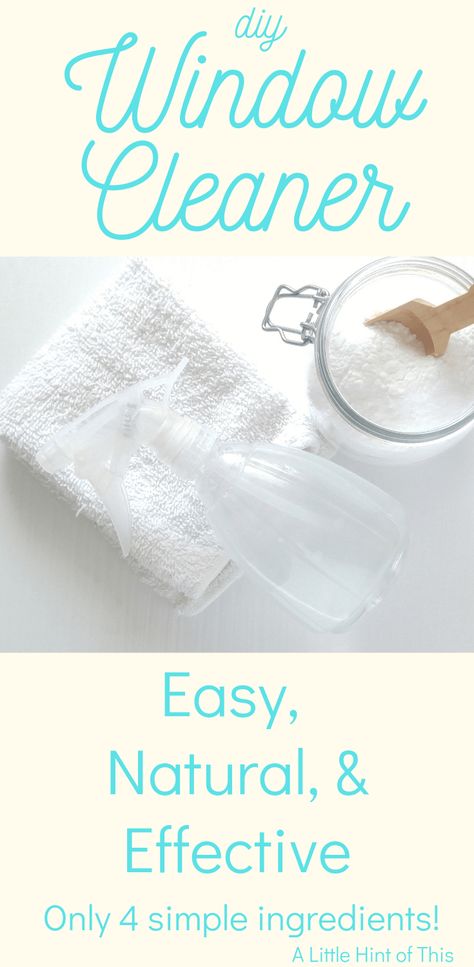 This diy Window Cleaner is natural, effective, and non-toxic! It contains only 4 ingredients! Also, it costs pennies to make. Whip up a batch whenever you need it. Works on windows, glass, picture frames, and more! #glasscleaner #windowcleaner #spray #naturalcleaning #cornstarch #diy #cleaning #natural #nontoxic Diy Window Cleaner, Homestead Family, Homemade Baby Wipes, Window Cleaner Homemade, Nontoxic Cleaning, Diy Cleaning Products Recipes, Modern Homesteading, Toxic Cleaning Products, Debt Freedom