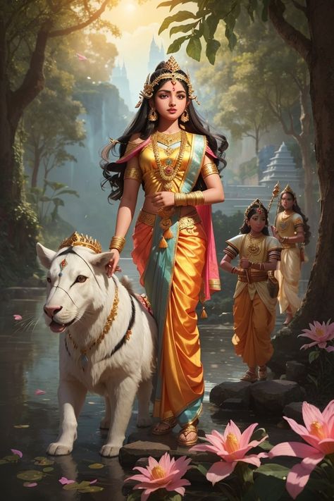 Ai art of ms sita Sita Hindu Goddess, Sita Picture, Sakti Ma, Sita Goddess, Religion Drawing, Monami Ghosh, Indian Fairy, Sita Mata, Goddess Sita