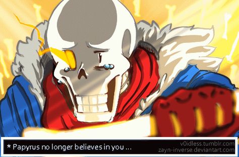 Disbelief Papyrus, Undertale Papyrus, Papyrus Undertale, Undertale Gif, Undertale Oc, Draw Comics, Sans And Papyrus, Strong Character, Undertale Funny