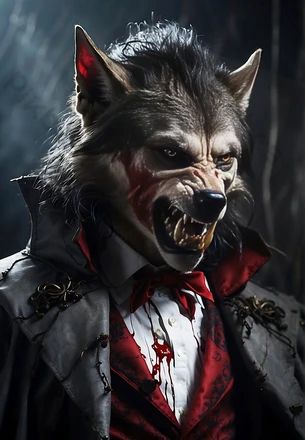 Just bought my Halloween costume and Im ready to channel inner werewolf!#pikbest# Wolf Character Art, Werewolf Vs Vampire, Wolf Monster, Dracula Art, Teen Wolf Boy, Cybergoth Style, Werewolf Costume, Wolf Costume, Cat Biting