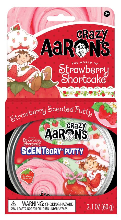 Strawberry Shortcake Merch, Strawberry Shortcake Christmas, Strawberry Shortcake And Friends, Thinking Putty, Sculpting Materials, Finger Strength, Cute Website, Vintage Strawberry Shortcake, Sensory Integration