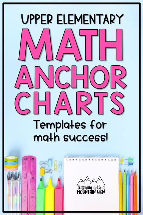 Angles Anchor Chart, Math Strategies Anchor Chart, Math Anchor Chart, Math Answers, Math Charts, Classroom Anchor Charts, Writing Anchor Charts, Math Anchor Charts, Upper Elementary Math