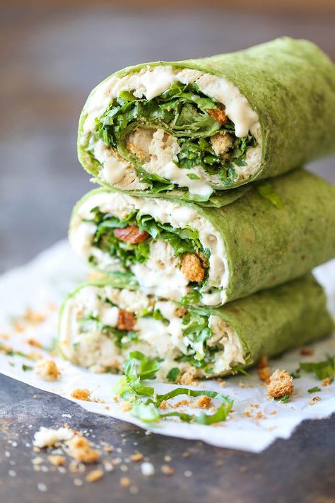 Chicken Caesar Wrap Recipe, Chicken Caesar Wrap, Chicken Cooker, Caesar Chicken, Easy Slow Cooker Chicken, Chicken Caesar, Healthy Food Facts, Slow Cooker Dinner, Ranch Chicken