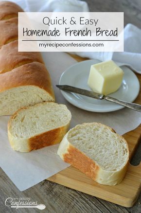 Appetizer Bread, Easy French Bread Recipe, Rolls Bread, Homemade French Bread, Homemade Appetizer, Chewy Bread, French Bread Recipe, Homemade Baking, Bread Homemade