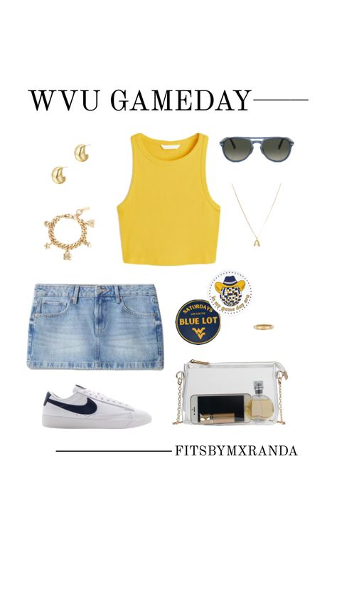 WVU GAMEDAY OUTFIT | curated on ltk #outfitinspo #gameday #gamedayfit #gamedayoutfit #outfit #wvu Wvu Game Day Outfit, Wvu Game Day, College Gameday Outfits, Gameday Outfits, Tailgate Outfit, Game Day Outfit, Gameday Outfit, Day Outfit, College Outfits