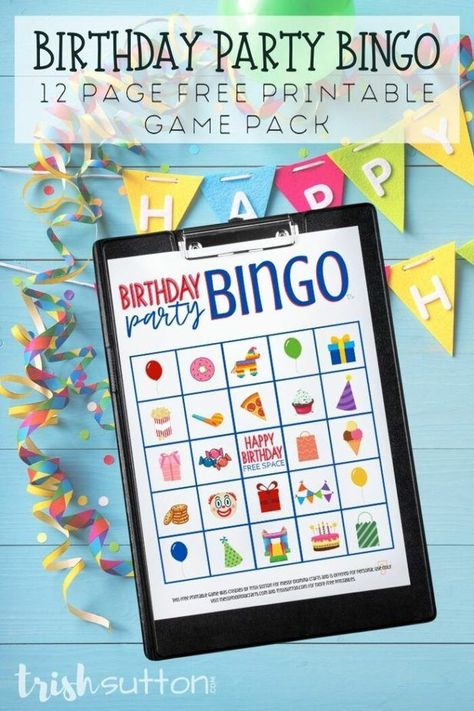 Birthday Party Bingo Game Free Printable (10 Game Boards) Bingo Free Printable, Birthday Bingo, Bingo Games For Kids, Happy Birthday Free, Bingo Party, Used Legos, Bingo For Kids, Car Themed Parties, Bingo Cards Printable