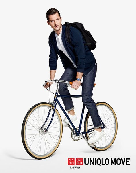 Bike Commuter Style, Urban Bike Style, Bike Outfit, Uniqlo Store, Commuter Style, Cycling City, Urban Cycling, Urban Commuter, Cycle Chic