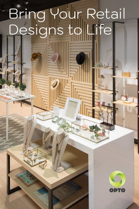 Small Retail Space Ideas, Retail Store Design Clothing, Jewelry Retail Display, Retail Wall Display Ideas, Retail Display Ideas Small Spaces, Product Display Retail, Retail Wall Displays, Store Inspiration, Retail Space Design