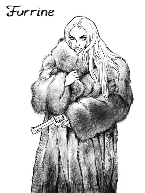 Fur Coat Fashion, Fashion Sketch, Fuzzy Sweater, Quick Sketch, Fox Fur, Coat Fashion, Fashion Sketches, Number 1, Drawing Reference