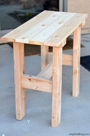 Diy Porch Table, Outdoor Wood Projects, Porch Table, Wood Table Diy, Diy Porch, Woodworking Projects That Sell, Outdoor Wood, Woodworking Furniture, Into The Woods