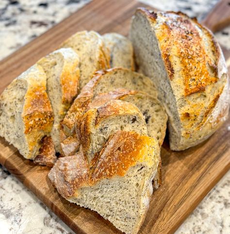 Sourdough Lemon Poppyseed Loaf is a delightful and tangy twist on Sourdough bread, infused with lemon and subtle crunch of poppy seeds. Lemon Poppy Seed Sourdough Bread, Lemon Poppyseed Sourdough Bread, Lemon Poppyseed Sourdough, Lemon Poppyseed Loaf, Sourdough Lemon, Superbowl Sunday Food, Poppyseed Loaf, Elk Recipes, Bison Recipes