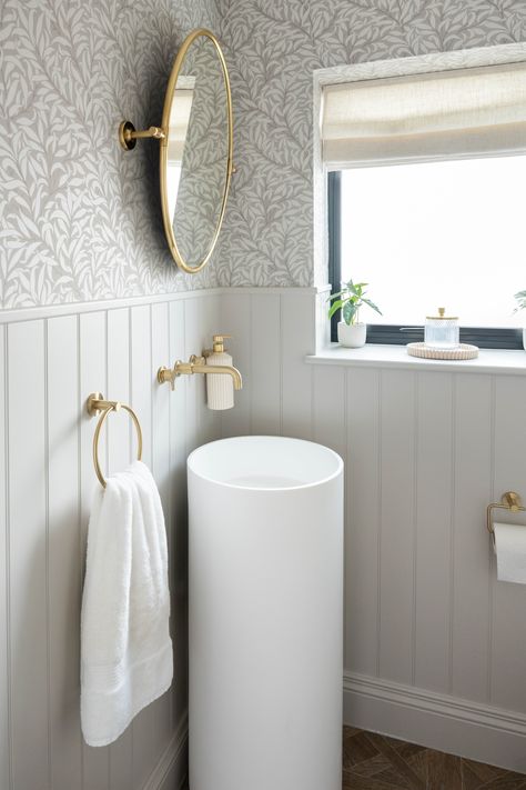 Grey terrazzo bathroom